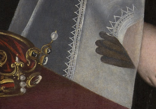 Portret królowej Anny Jagiellonki w białym welonie
